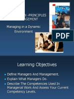 Introducton - Principles of Management: Managing in A Dynamic Environment