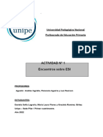 Copia de Planificación Encuentro ESI El Cuidado Del Cuerpo y La Salud