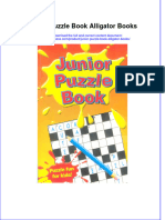 Free Download Junior Puzzle Book Alligator Books Full Chapter PDF