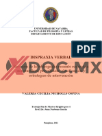 Xdoc - MX Dispraxia Verbal