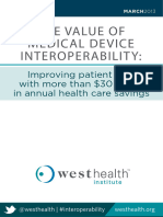 The Value of Medical Device Interoperability