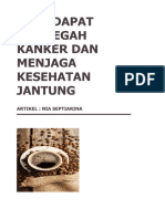 Kopi Dapat Mencegah Kanker Dan Menjaga Kesehatan Jantung: Artikel: Nia Septiarina