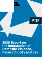 2020 Report on  the Intersection of  Domestic Violence,  Race/Ethnicity and Sex