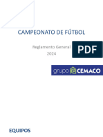 Reglamento Campeonato CEMACO 2024