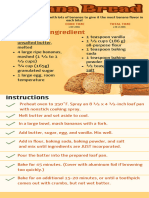 Infograpic (Banana Bread)