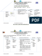 Plan de Clases de Matematicas Septimo