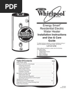 Saxon Copper Flow Electric-InstallerManual | Water Heating | Hvac