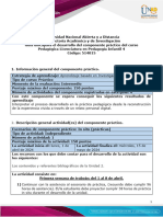 Guía de Actividades y Rúbrica de Evaluación - Unidad 2 - Fase 3 - Componente Práctico - Práctica Educativa y Pedagógica