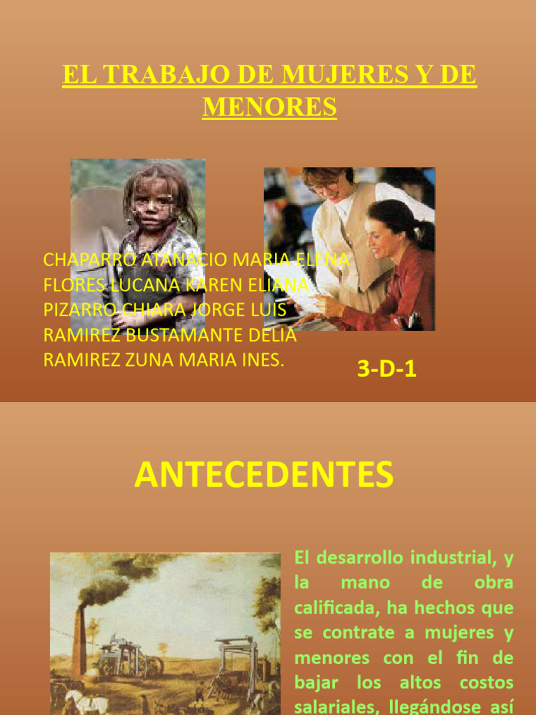 El Trabajo de Mujeres y de Menores | PDF | Justicia | Crimen y violencia