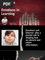 Interests and Emotions in Learning REPORT (JENAN GARCIA)