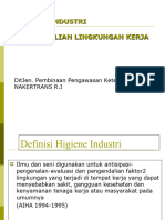 Hygiene Industri & Pengendalian Lingkungan Kerja