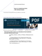 Hydraulic Gradient Analysis On Embankment Dam Foun