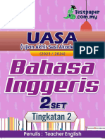 TP1913 - 2 Set Ujian Akhir Sesi Akademik Bahasa Inggeris Tingkatan 2 Uasa Sesi 2023-20241