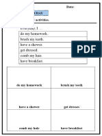 Everyday Drawing Worksheet