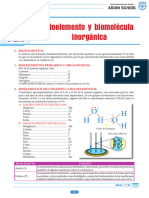 Bioelementos y moleculas inorganicas