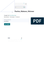 Teori Belajar Pavlov, Watson, Skinner - PDF