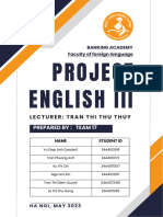 In Team 17 Project English Iii 2 2