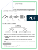 Definicion de La Materia para Segundo de Secundaria