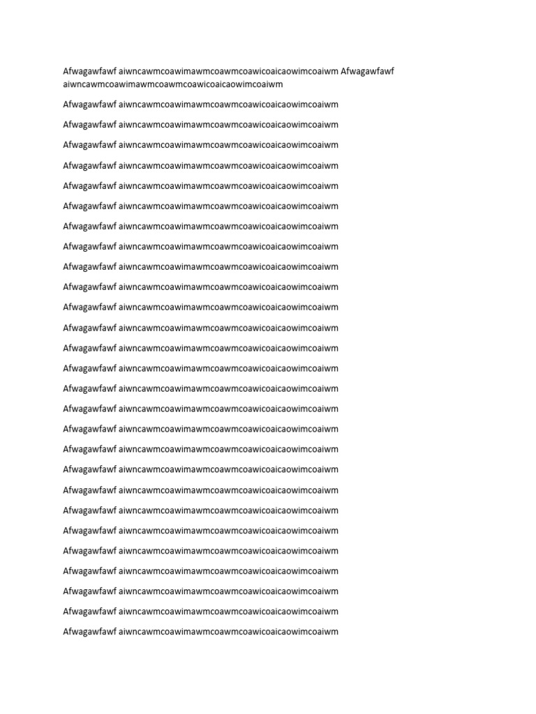 Nonsense Text Analysis | PDF