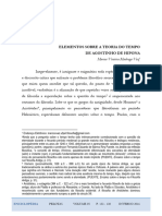 ELEMENTOS SOBRE A TEORIA DO TEMPO DE AGOSTINHO DE HIPONA - Parte 1/5