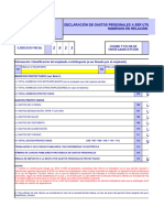 Formulario de Proyeccion 2024