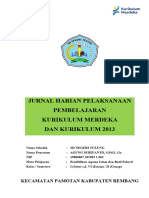 JURNAL HARIAN Kelas I, II, IV, V KUMER Kelas III, VI K13 Semester 2 TP 2023-2024