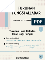 TURUNAN HASIL KALI DAN HASIL BAGI FUNGSI (EFITRIANA AMAN, S.PD.)
