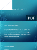 Divino Crime Against Property