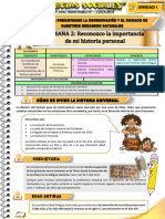 SESION 2 - FICHA DE TRABAJO Primero