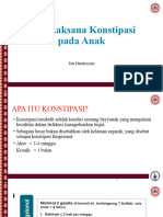 DR Teti Hendrayani SpA - Tatalaksana Konstipasi Pada Anak