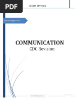 Communication Revision