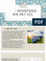 Dye Sensitized Solar Call Ke C D