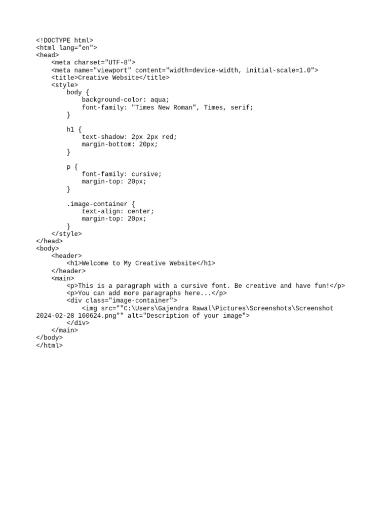  doctype html pdf
