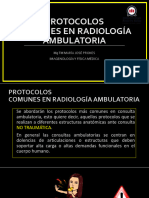 1 Protocolos Comunes en Radiología Ambulatoria