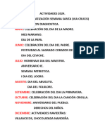 Actividades 2024