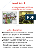 Materi Demokrasi Hari Pertama