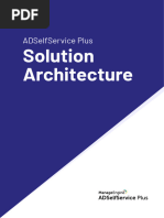 Adselfservice Plus Solution Architecture