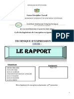 Le Rapport