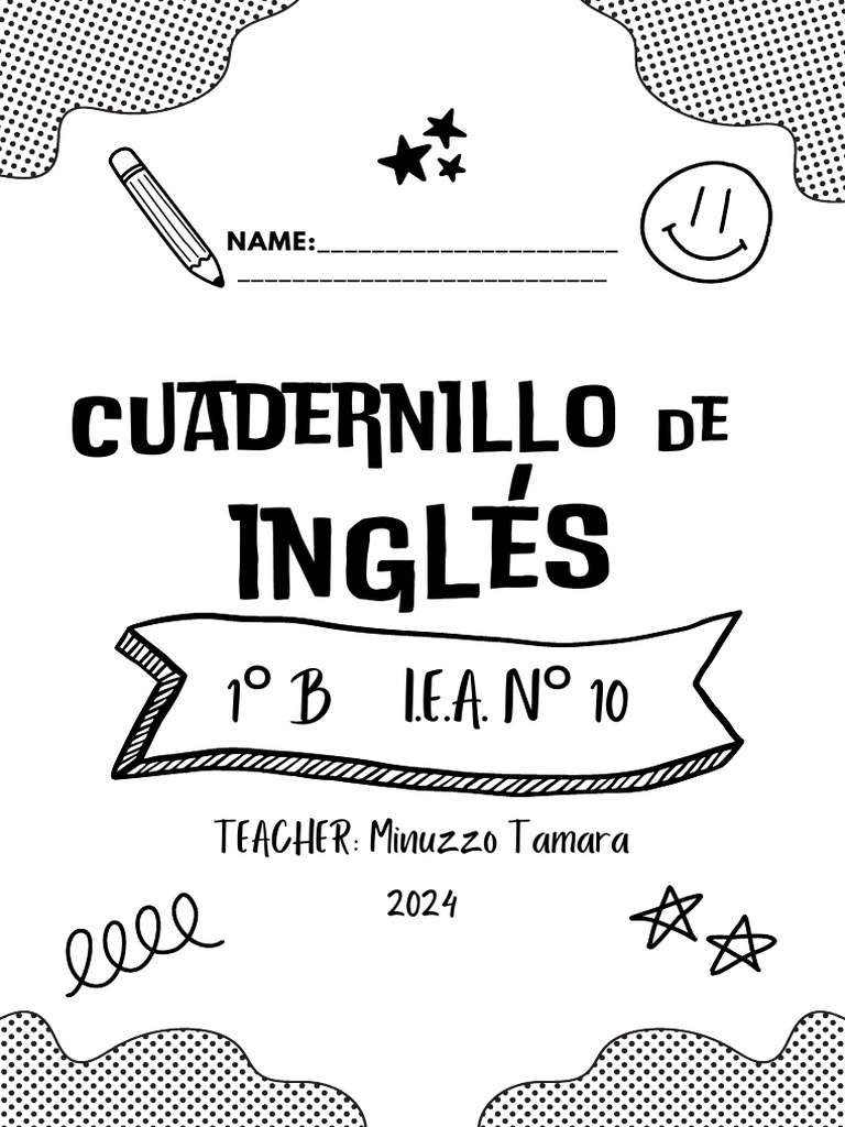 Cuadernillo 1b iea 10 2024 pdf verbo sintaxis