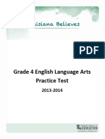 Practice Test Ela Grade 4
