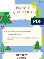 Hyponyms-Quarter3 Lesson 3