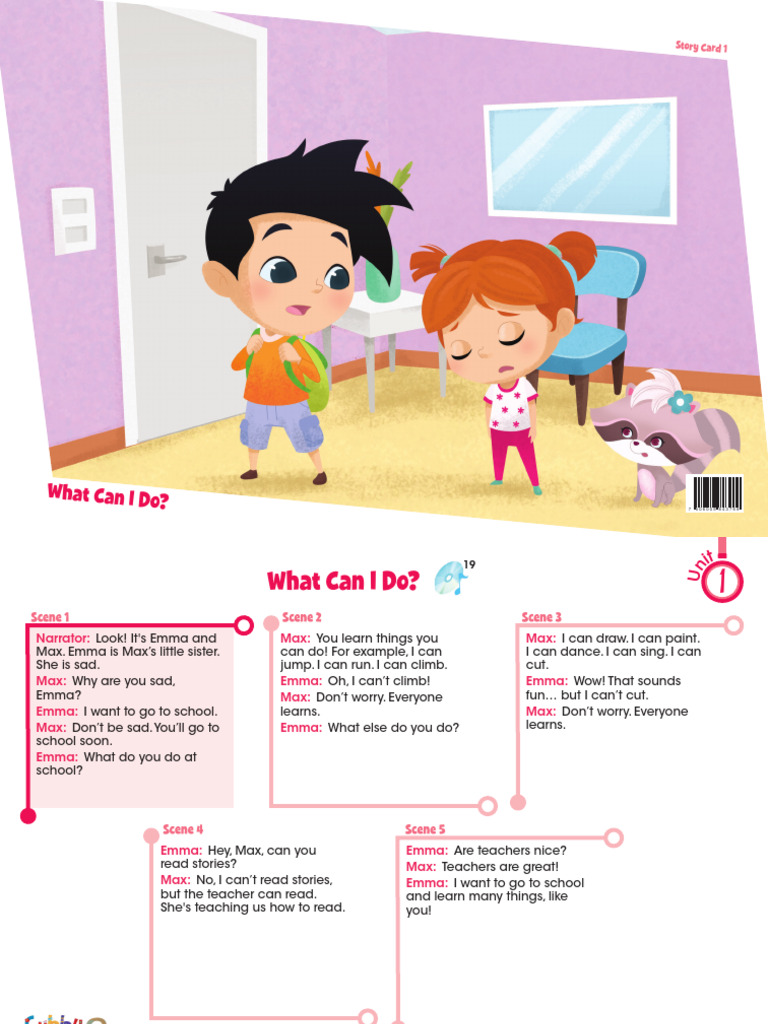Story cards unit 1 pdf