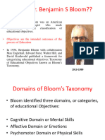 Bloom's Taxonomy