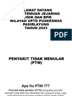 Pertemuan Klinik PENYAKIT TIDAK MENULAR Terintergrasi