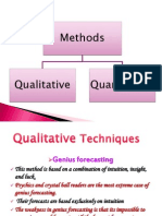 Forecasting Part II