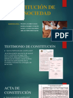 Constitución de Una Sociedad: Participantes