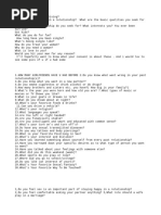 Questions to Start Relationship-1-2 | PDF
