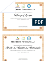 White Geometric Modern Achievement Certificate