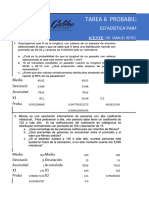 Tarea 6 Probabilidad Normal