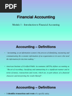 Basics of Financial Accounting